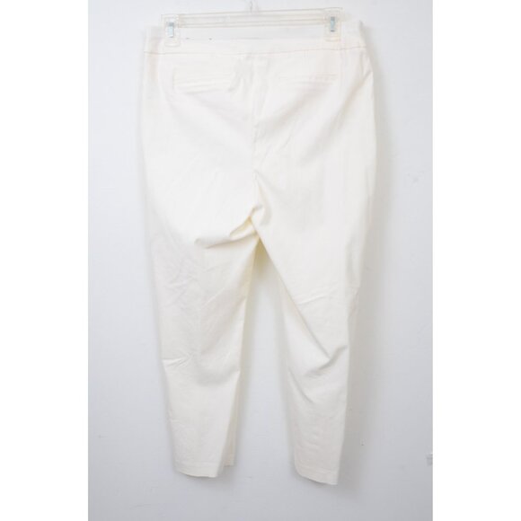Chico's Brigitte Button-Hem Slim Ankle Pull On Pants Size 12 (2R) Travel - Picture 4 of 9